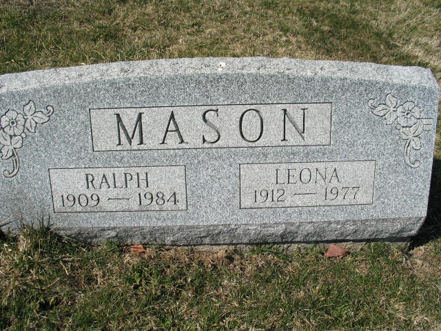 Leona Mason tombstone